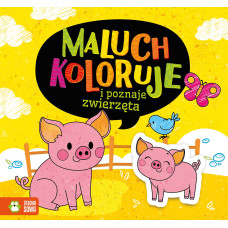 Maluch koloruje i poznaje zwierzęta